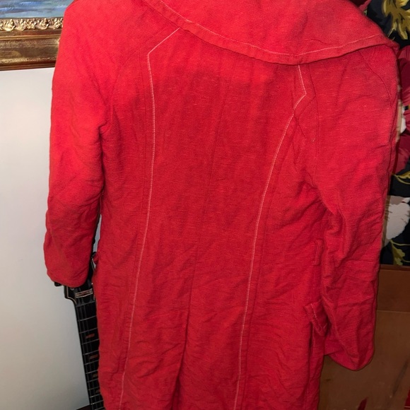 Miss AJ beautiful red Vintage Coat - Picture 4 of 6